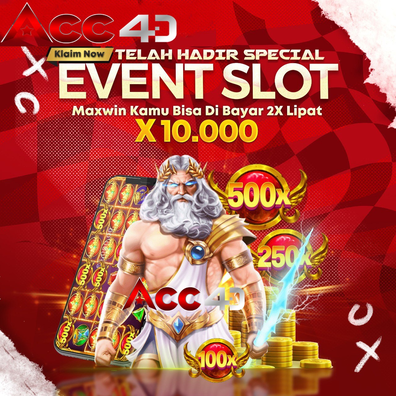 ACC4D: Situs Slot Maxwin Link 4D Scatter Hitam x10000 Meroket Bosku